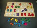 Peg Puzzle - Numbers 1-20