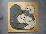 Puzzle - Mother and Baby Seals