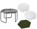 Hex Tray, Stand and Mats