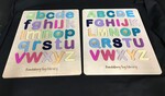 Peg Puzzle- Capital and Lower-case Letters Set of 2 Puzzles