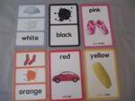 All About Colours Flash Cards