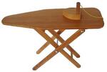 Ironing Board With Iron (Wooden)