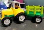 John Deere Farm Tractor With Wagon