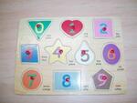 Colour and Number Peg Puzzle