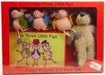 The Three Little Pigs Puppets and Story Book