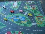 Road Playmat- Vehicles and Road Signs