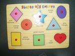 Peg Puzzle - Colours & Shapes