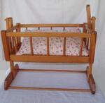 Dolls Cradle - Wooden Swinging