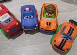 Set of 4 small cars
