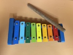 Blue Wooden Xylophone