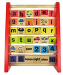 Alphabet and Numbers Abacus