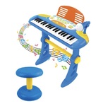 Blue Electronic Keyboard 