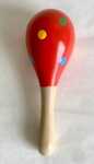 Red Maracas Set of 2
