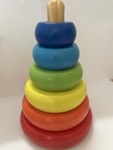 Wooden Stacking Ring Tower
