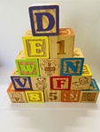 Wooden Blocks ABC 123 - Large Set