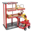 Hape Fire Station with Truck