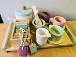 Wooden Tea Set