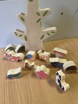 Wooden Tree & Animal Set