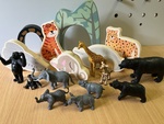 Wooden Animal & Figurine Playset