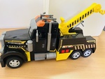 Large Black Crane Truck