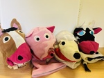 Farm Animal Hand Puppets - Set of 5