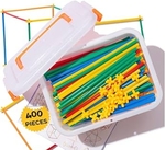 Kids Konnect Straw Building and Construction Toy Set