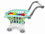 Shopping Trolley with Fruit