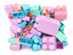 Pastel Mega Bloks Set