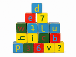 Coloured Alphabet Blocks 