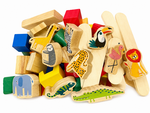 Safari Wooden Blocks Set