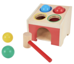 Wooden Hammer Pound Cube