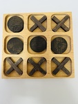 Small Wooden Noughts & Crosses Game