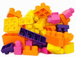 Colour Pop Mega Bloks Set (100 pce)