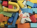 Wooden Blocks - Set of 50