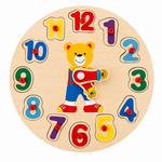 Learn the Time Bear Clock Puzzle