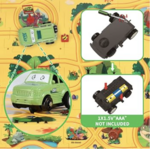 Dinosaur Railcar Puzzle with Car (4 Pieces)