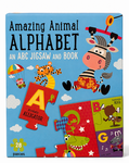 Amazing Animal Alphabet ABC Jigsaw & Book (24 Pieces)