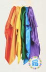 Bright Silk Scarves (Set of 6)
