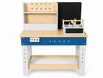 Wooden Workbench with Tools