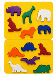 Animal/Dino Stencil Jigsaws (Set of 2)