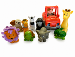 Little People Animal Set with Safari Car