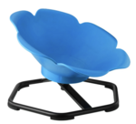 S55: Blue Bucket Style Gonge Carousel Sit & Spin Swivel Seat