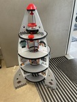 Wooden Rocket Large 3Pieces 