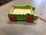 Alligator pull along cart