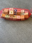 23 Wooden alphabet blocks 