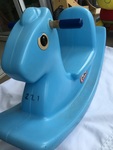 Blue Rocking Horse