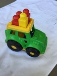 Tractor..mega blocks and driver