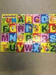 Alphabet floor puzzle