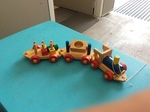 Toddler Wooden Train + 7 parts 