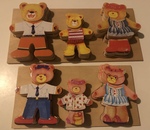 Dress the bears 52 pieces